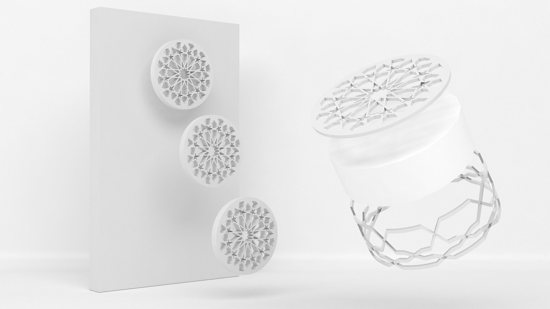 Arabic Decorative Set 3D model_6