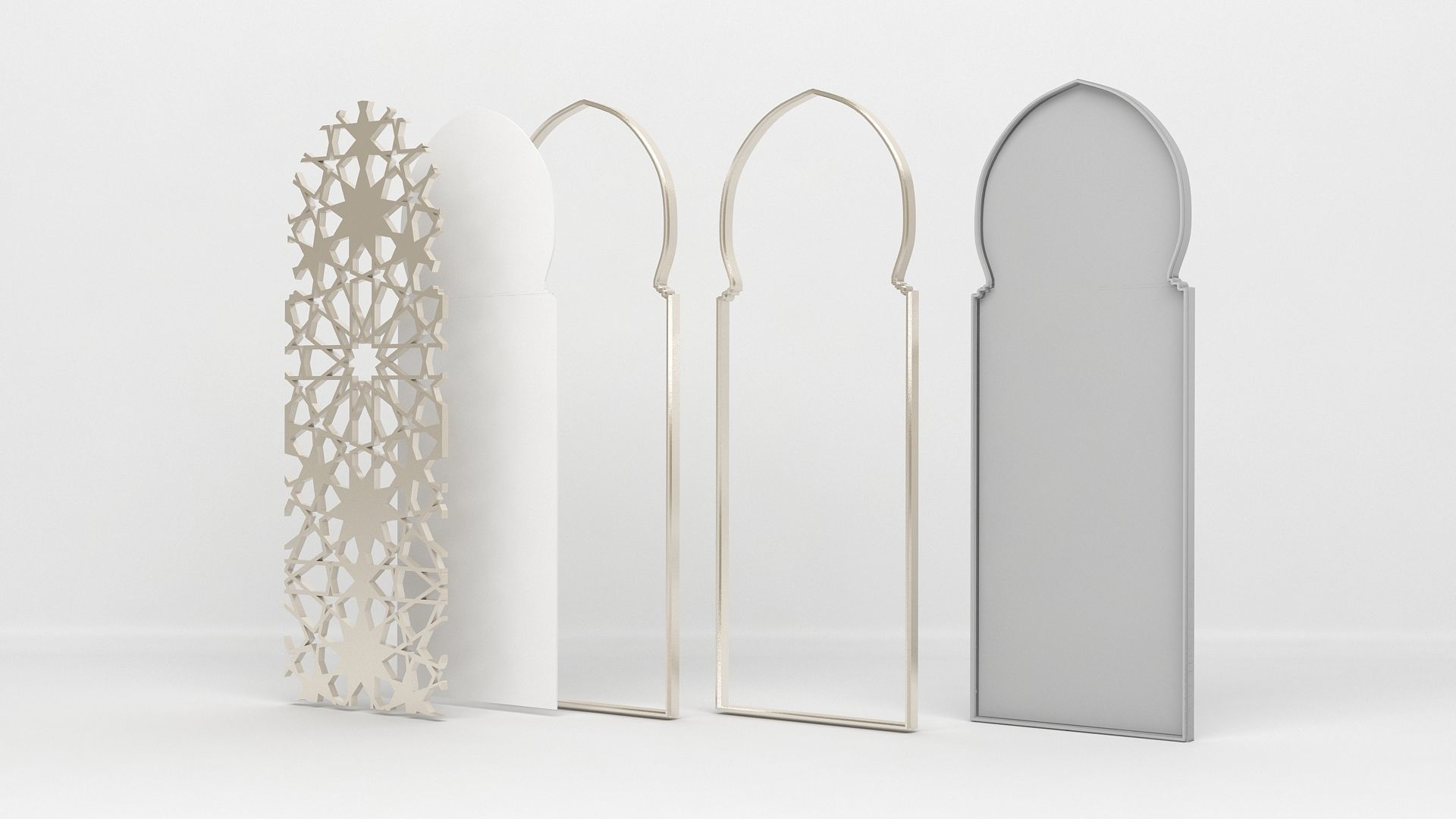 Arabic Decorative Set 3D model_3