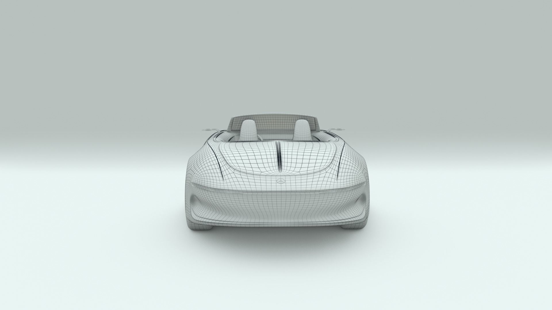 Mercedes Maybach 6 Vision Cabriolet 3D model_24