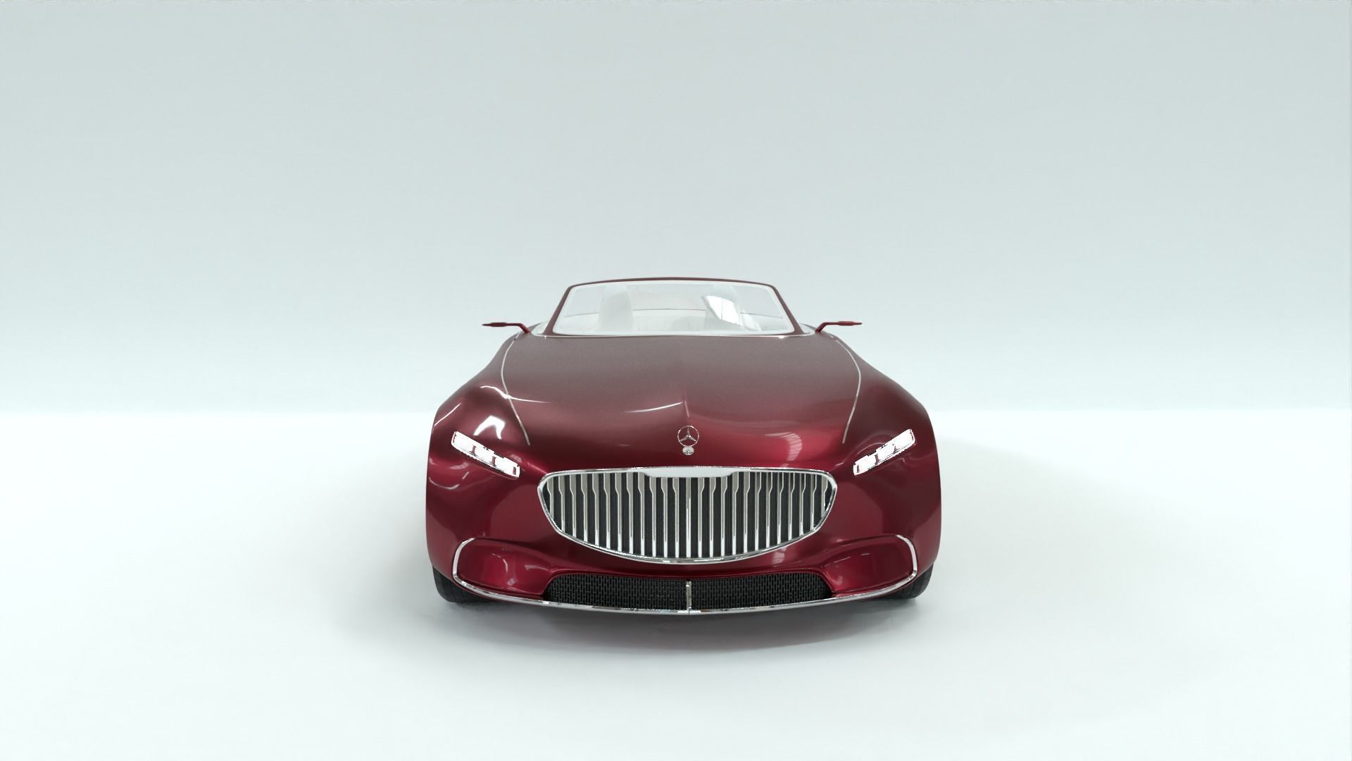 Mercedes Maybach 6 Vision Cabriolet 3D model_11