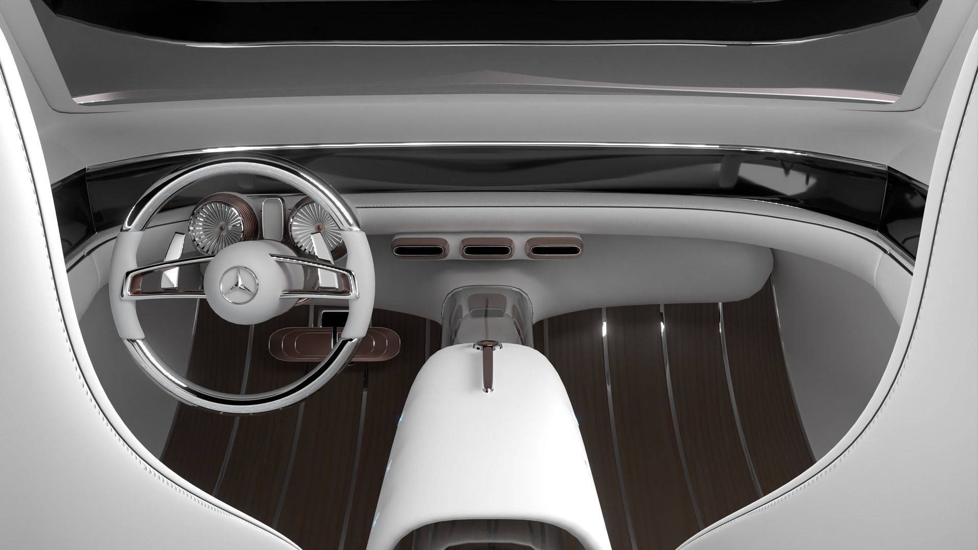 Mercedes Maybach 6 Vision Cabriolet 3D model_6