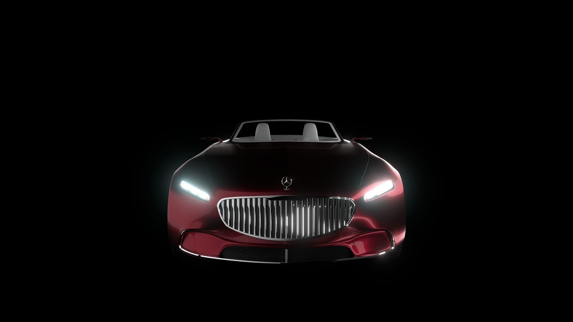 Mercedes Maybach 6 Vision Cabriolet 3D model_5