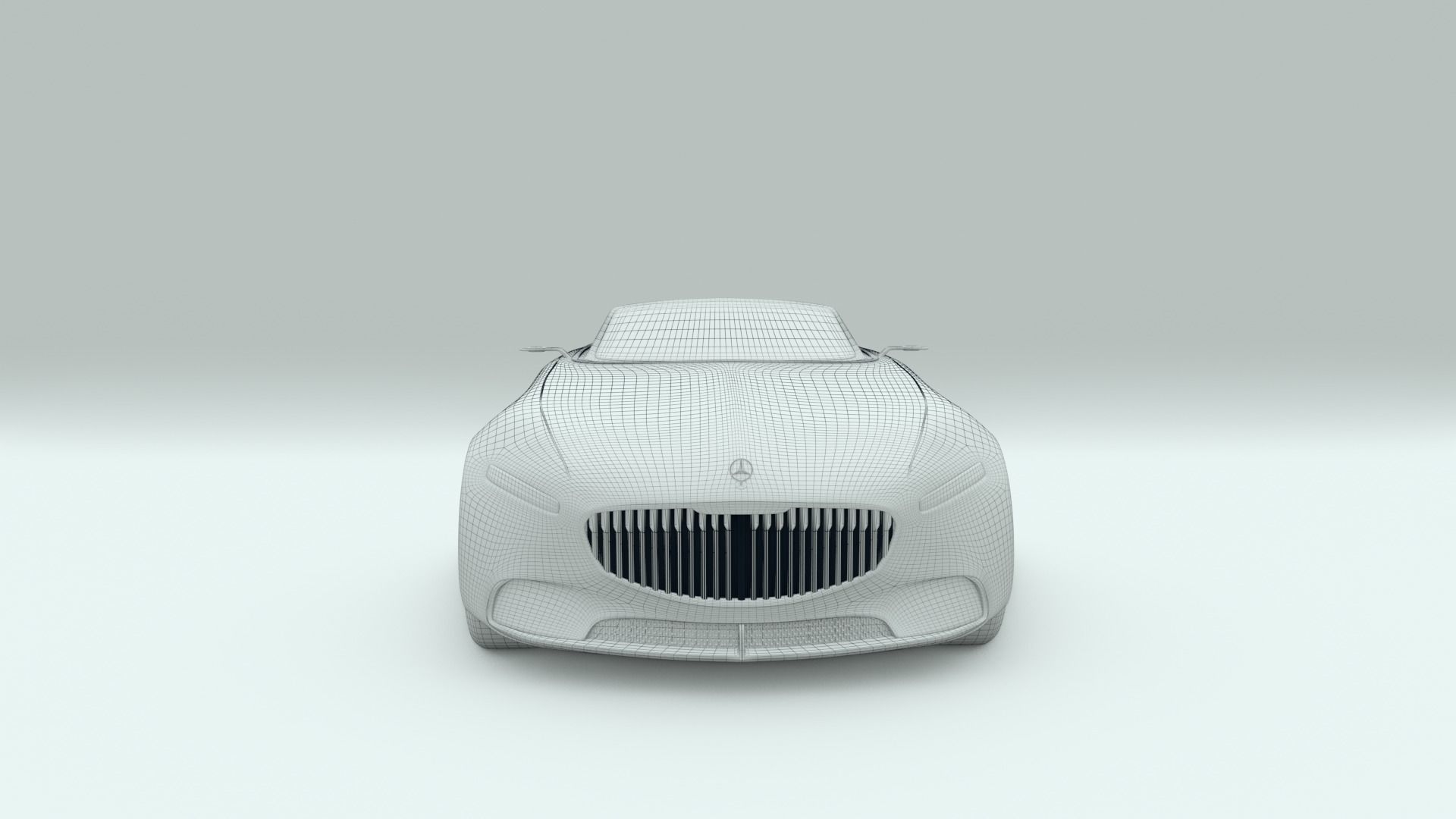 Mercedes Maybach 6 Vision Cabriolet 3D model_12