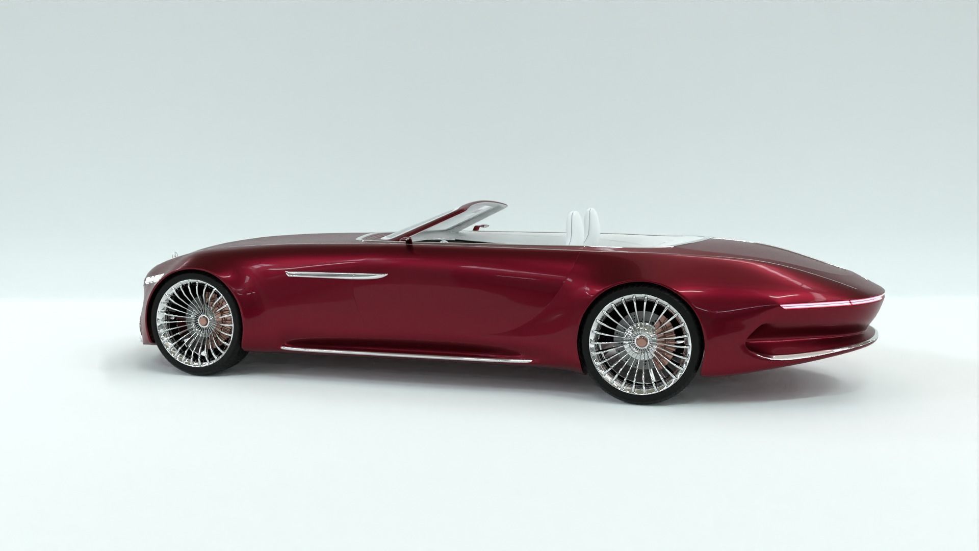 Mercedes Maybach 6 Vision Cabriolet 3D model_27