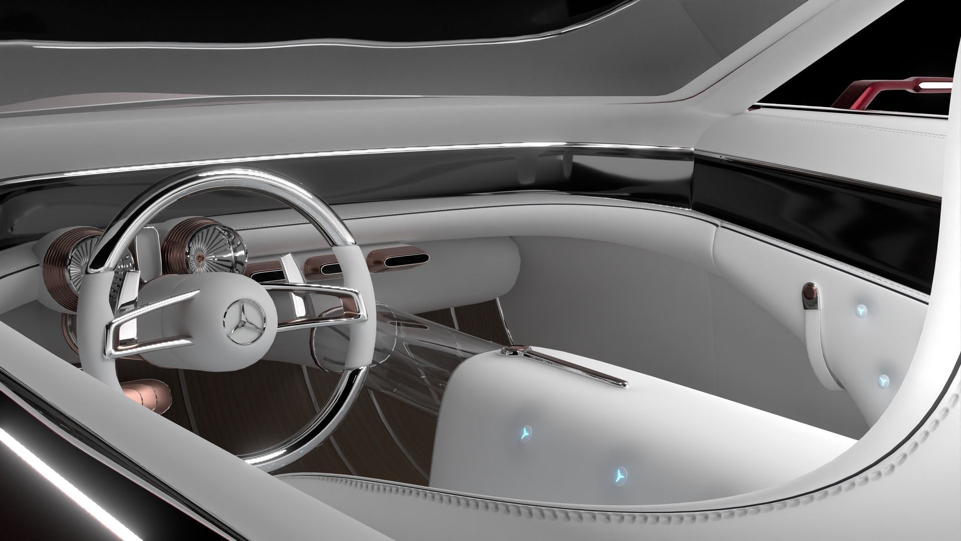 Mercedes Maybach 6 Vision Cabriolet 3D model_7