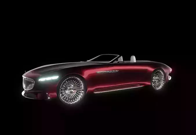 Mercedes Maybach 6 Vision Cabriolet 3D model