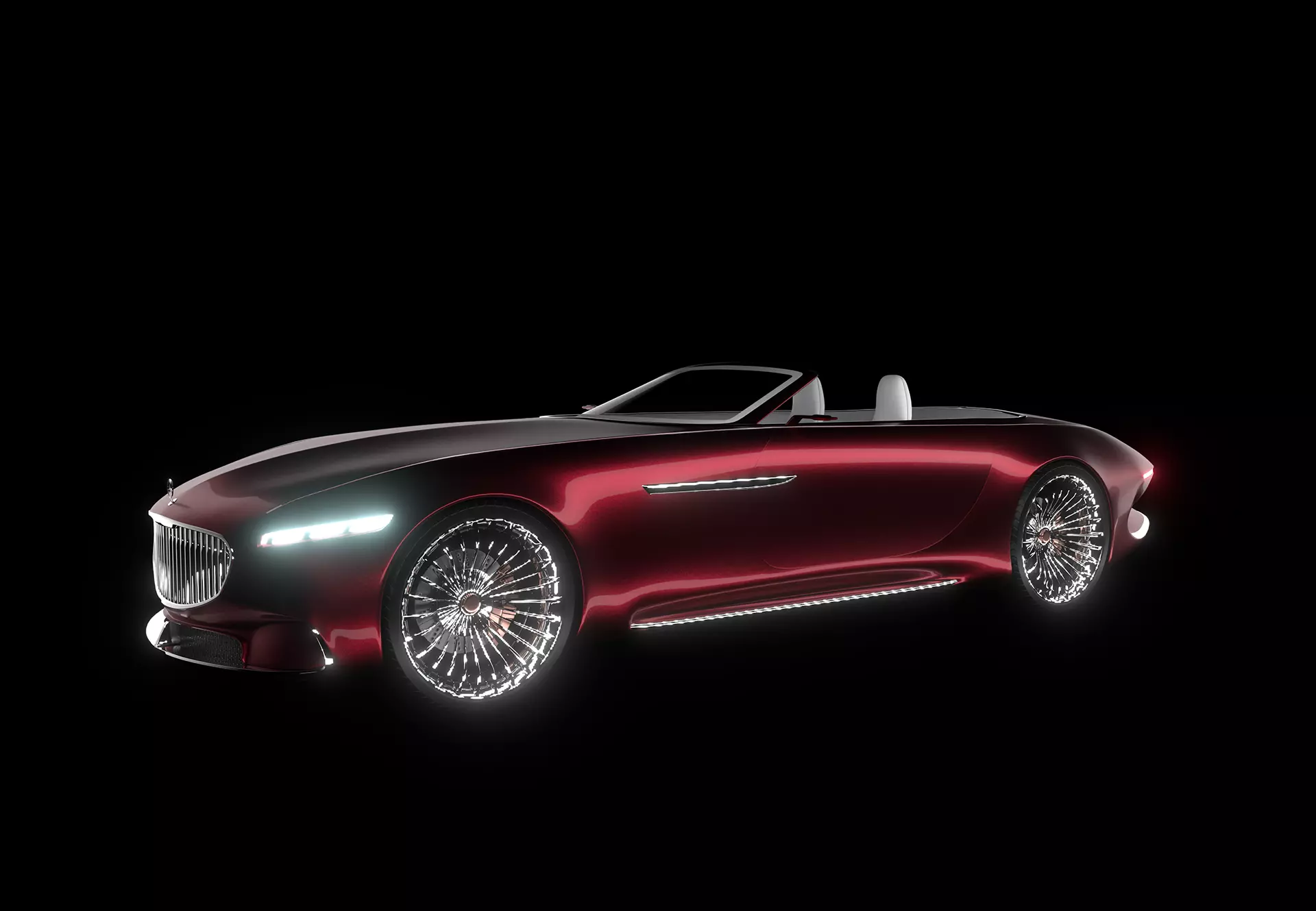 Mercedes Maybach 6 Vision Cabriolet 3D model_0