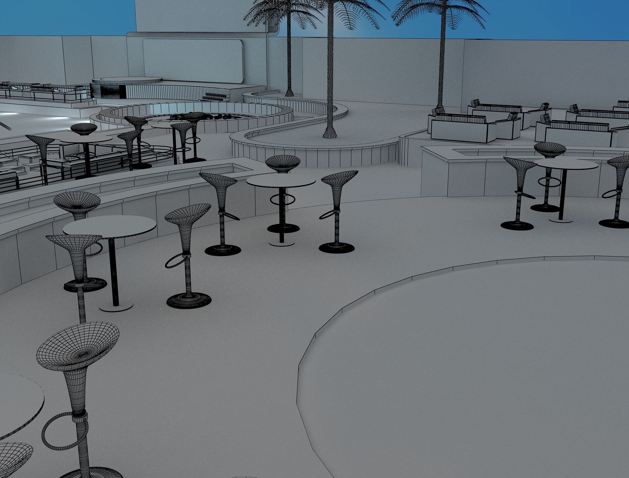 Exterior Event setup a54 3D model_26