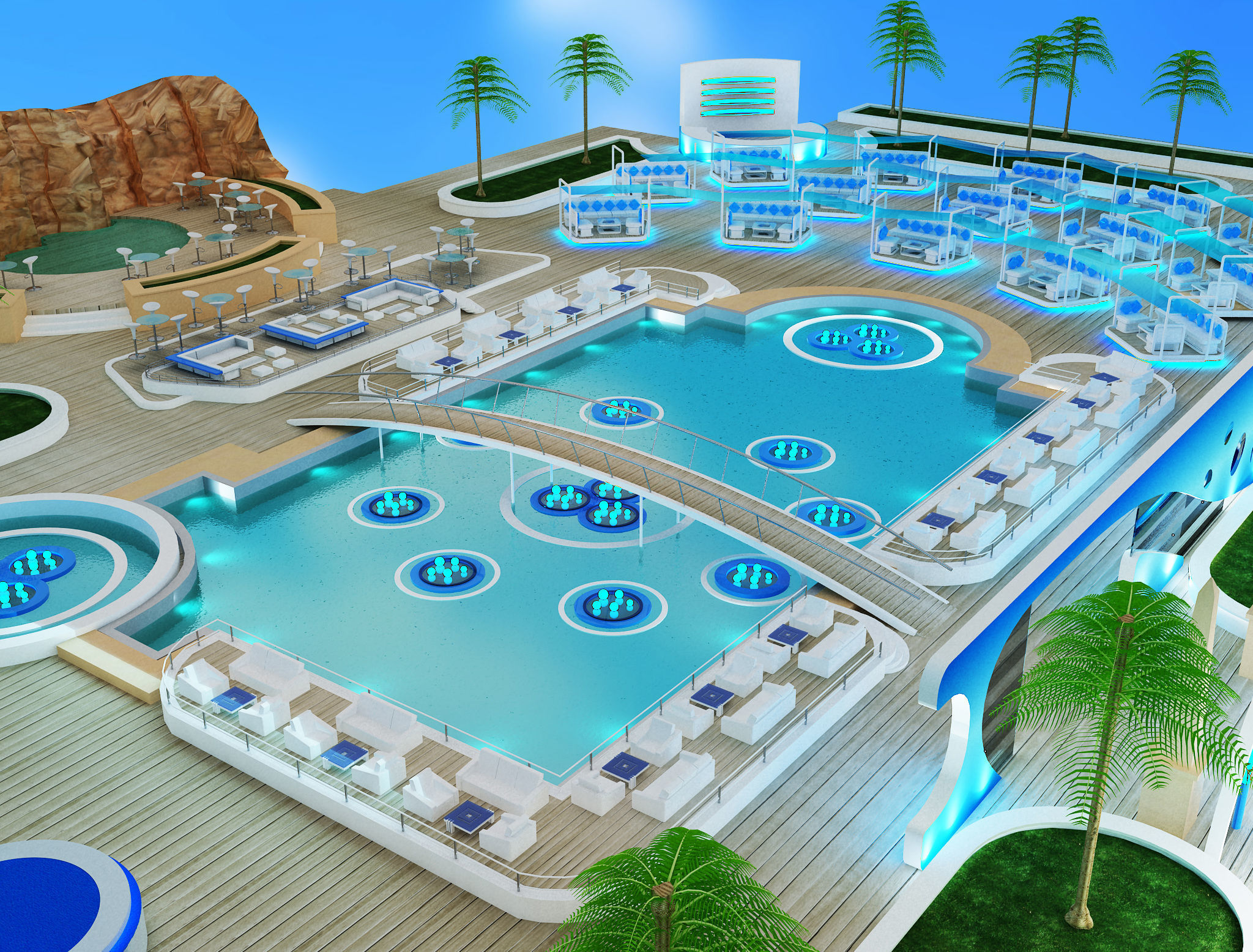 Exterior Event setup a54 3D model_18