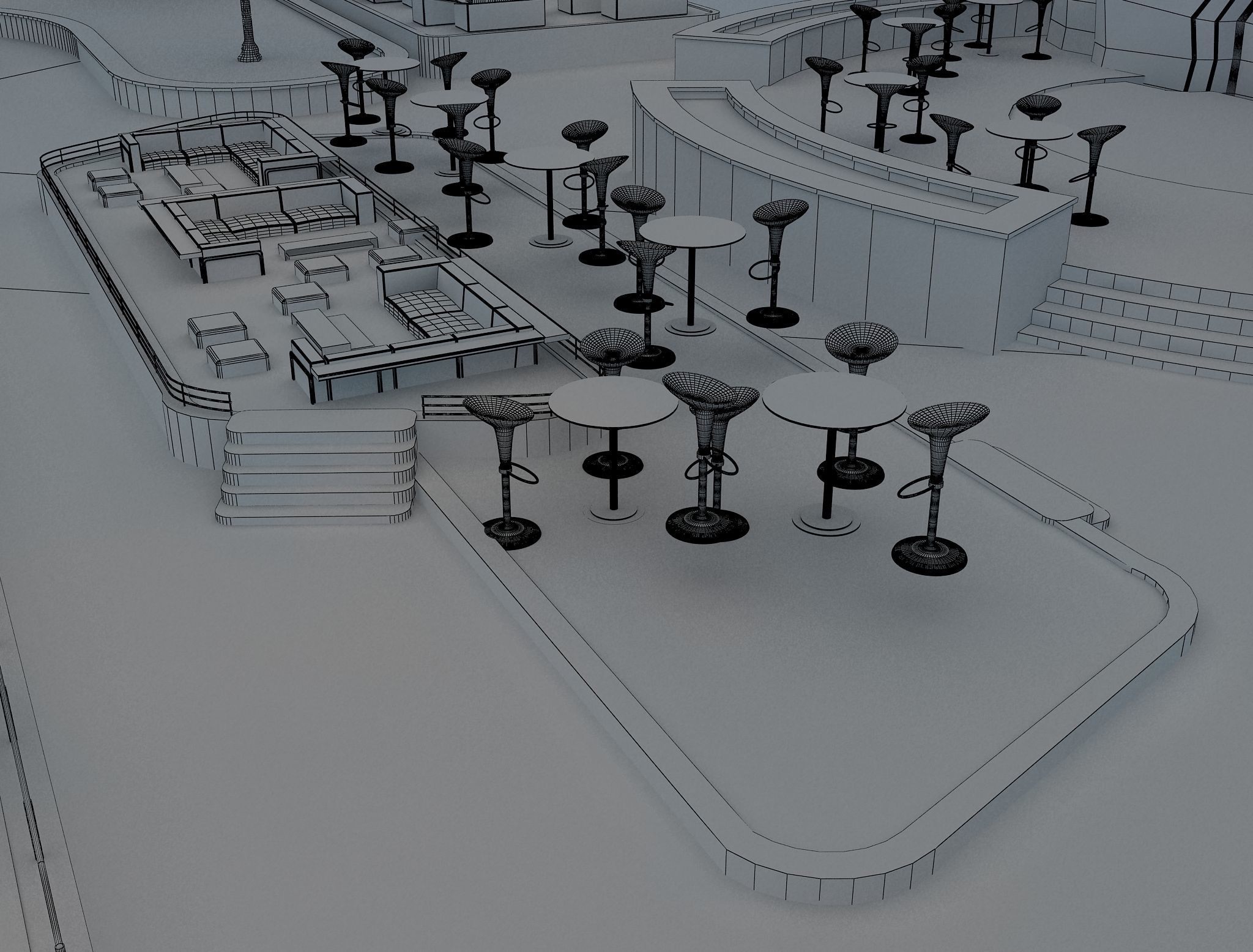 Exterior Event setup a54 3D model_50