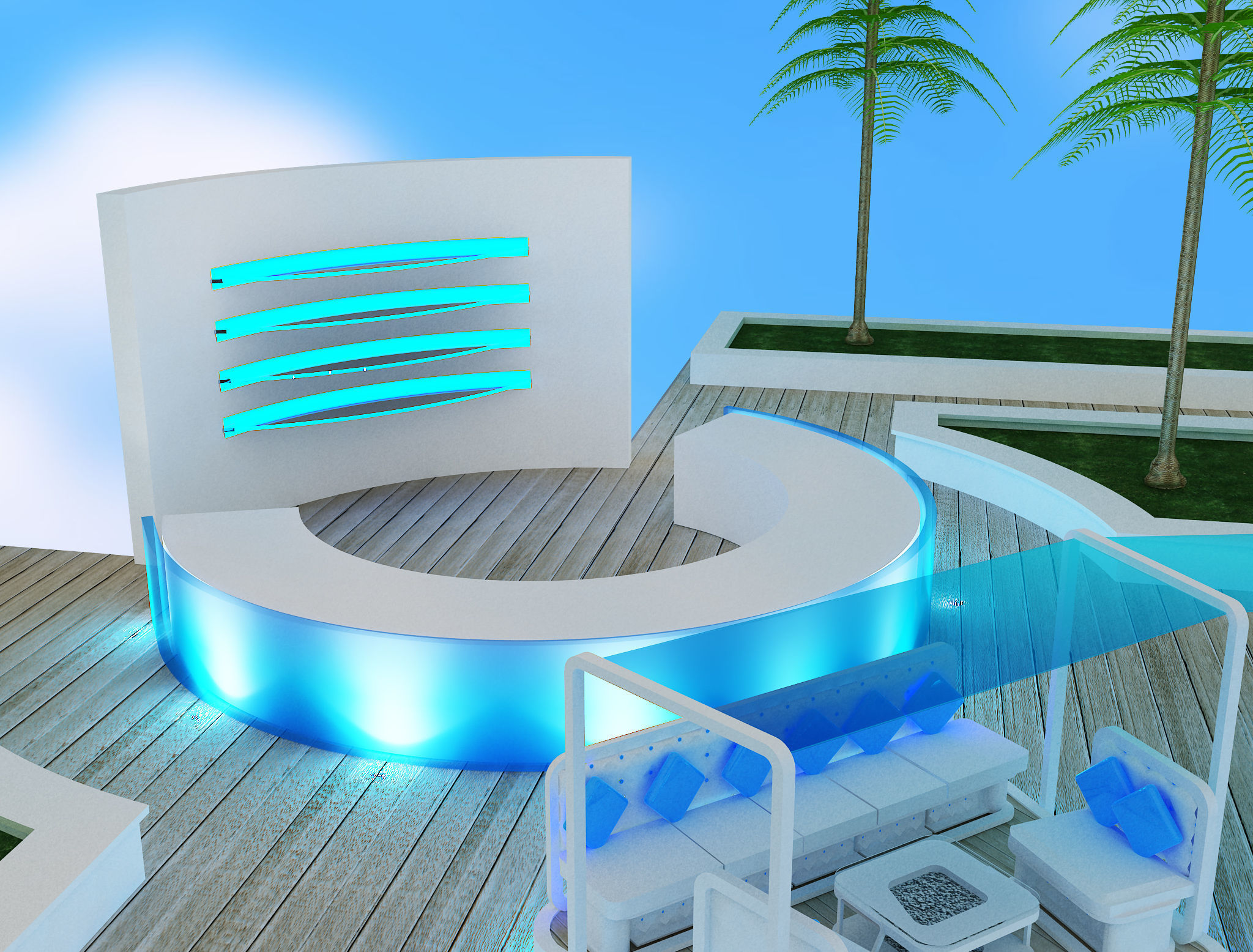 Exterior Event setup a54 3D model_45