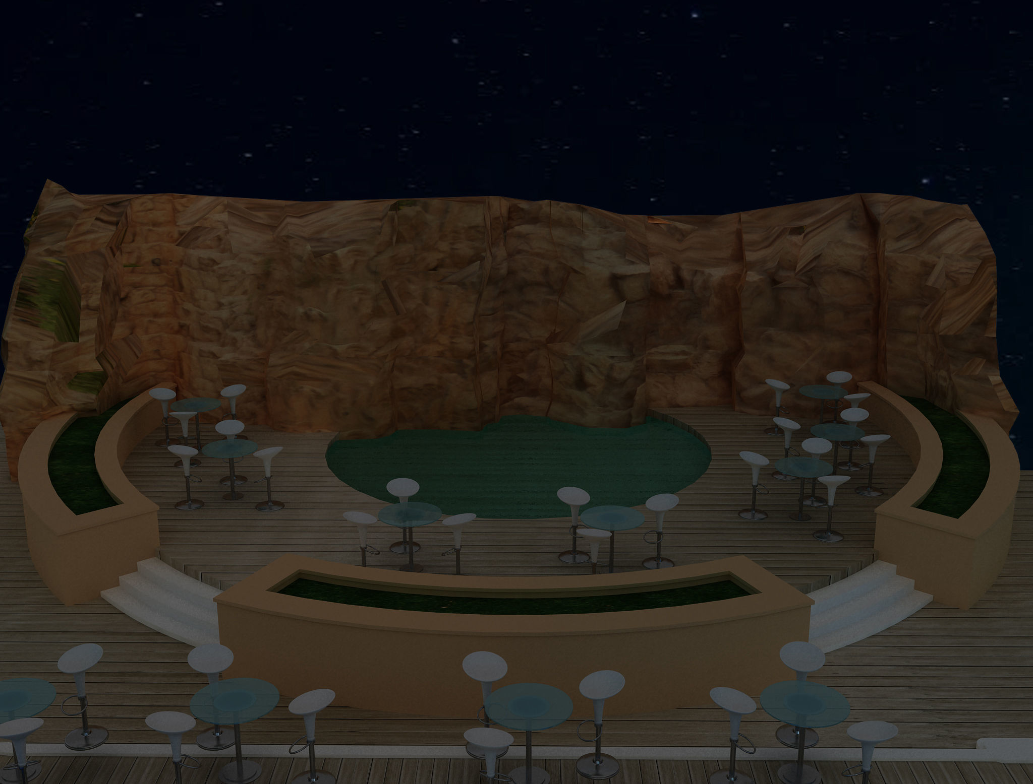 Exterior Event setup a54 3D model_37