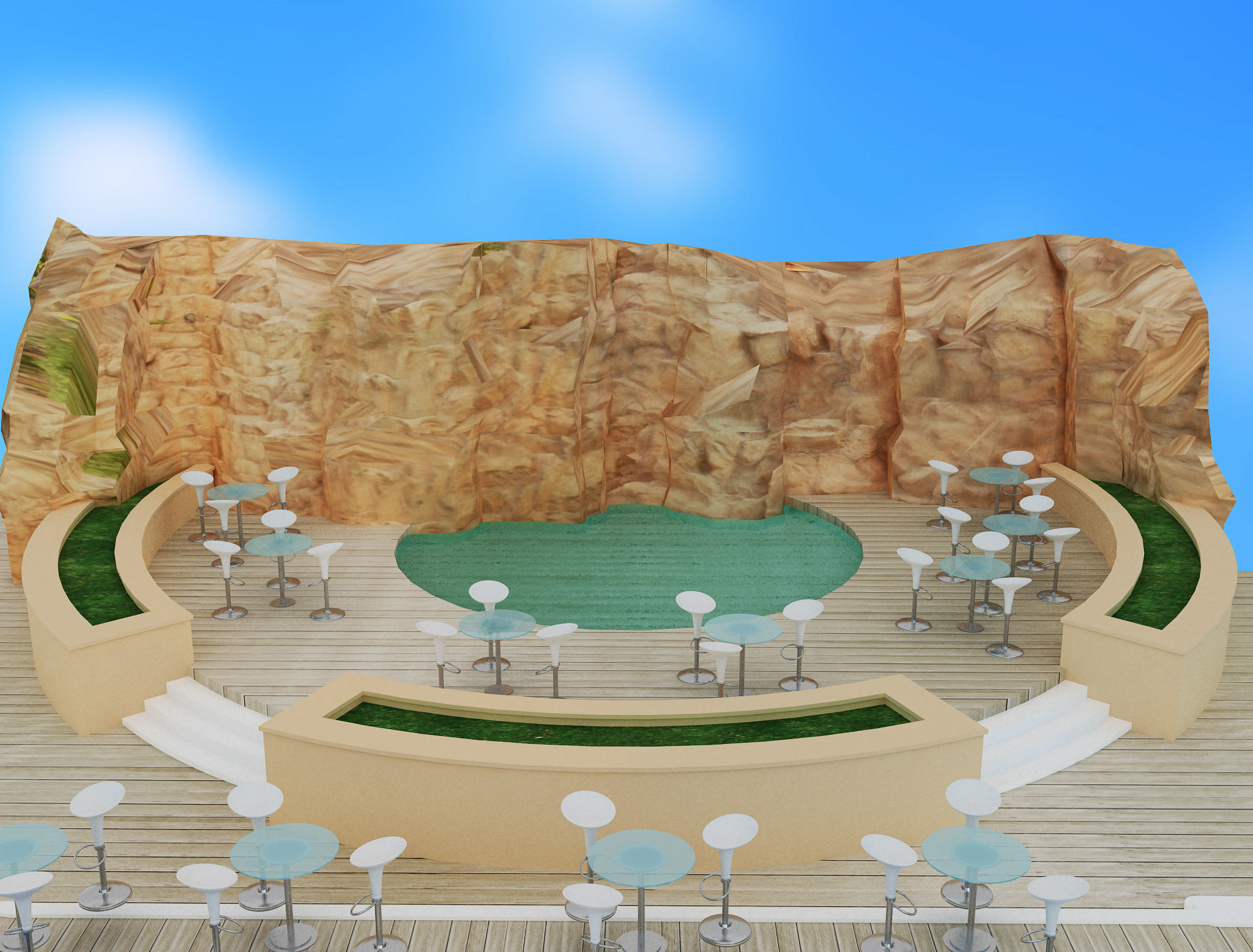 Exterior Event setup a54 3D model_36