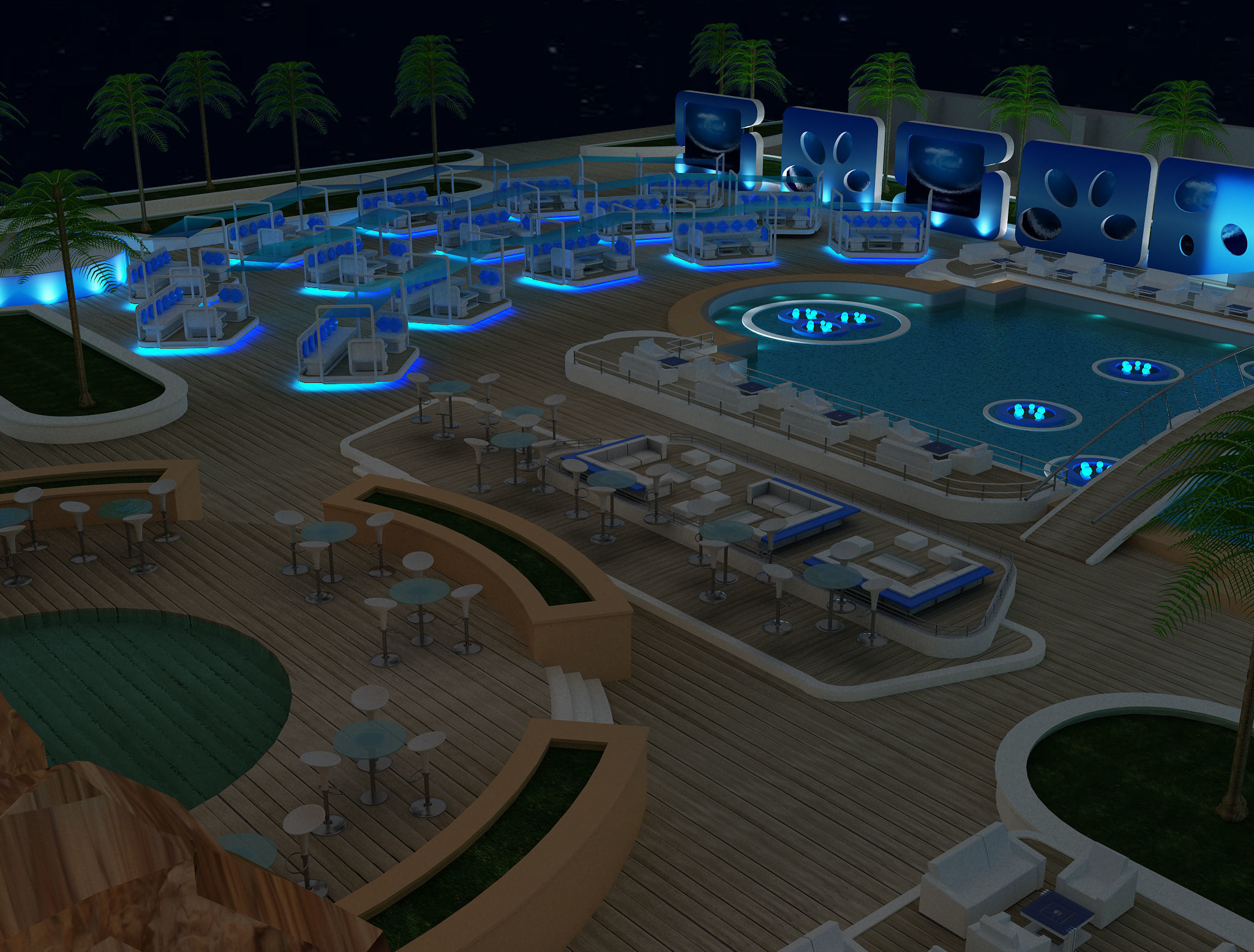 Exterior Event setup a54 3D model_13