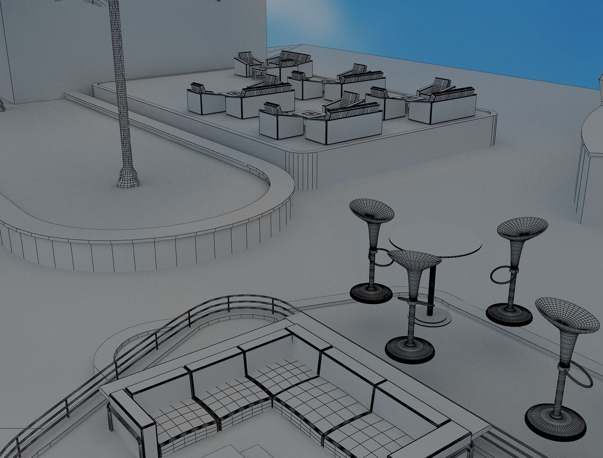 Exterior Event setup a54 3D model_53