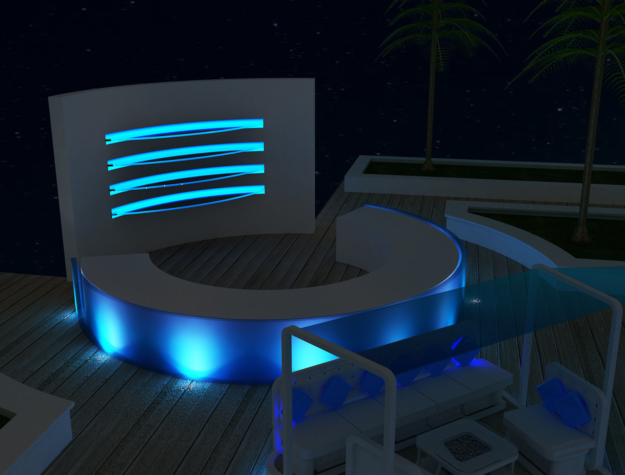 Exterior Event setup a54 3D model_46