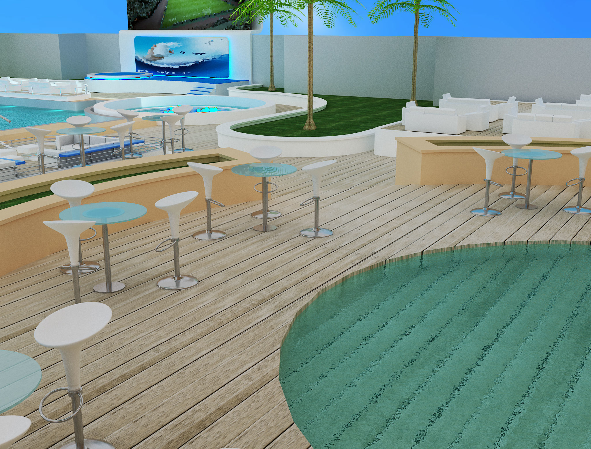 Exterior Event setup a54 3D model_24