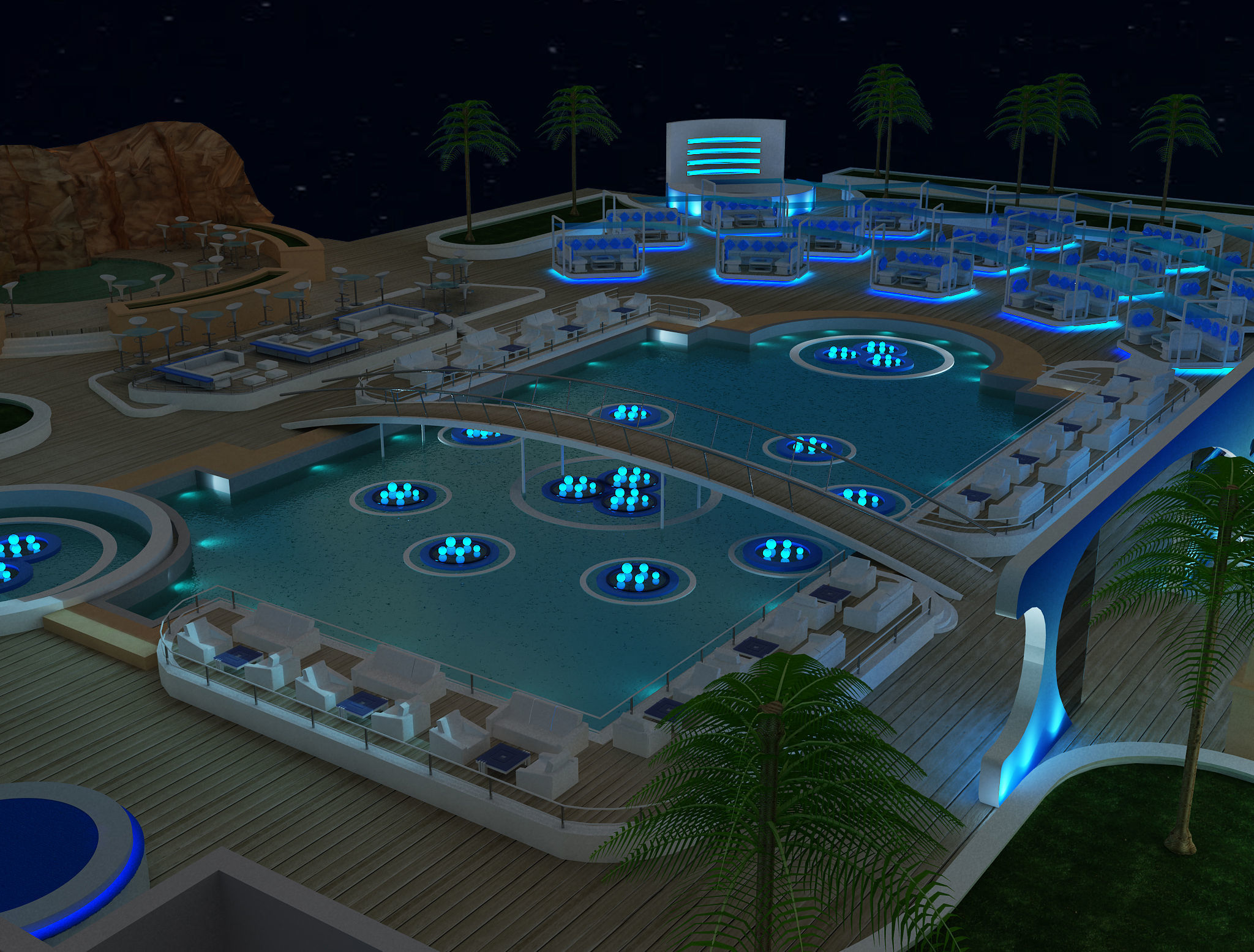 Exterior Event setup a54 3D model_10