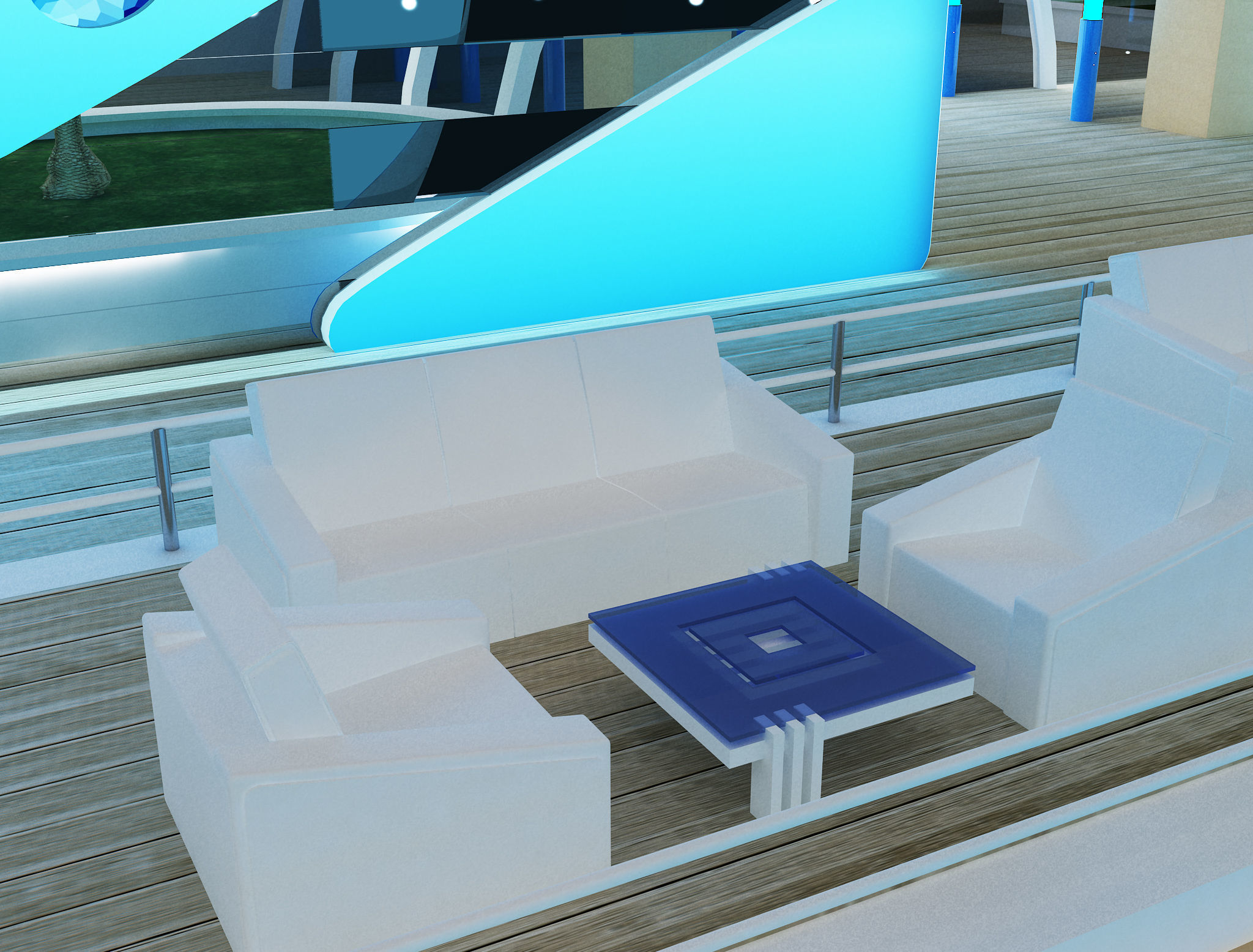 Exterior Event setup a54 3D model_30