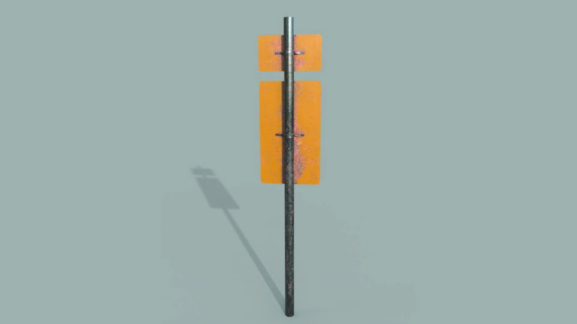 Sign Post 3D model_5