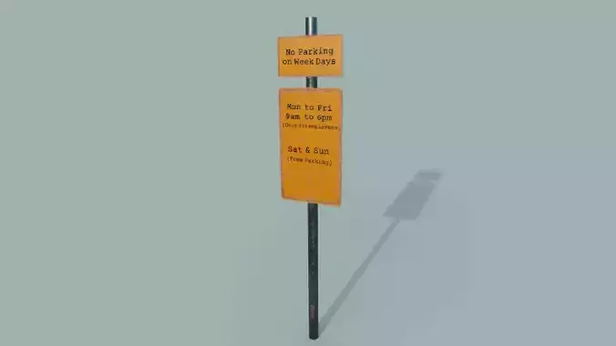 Sign Post 3D model