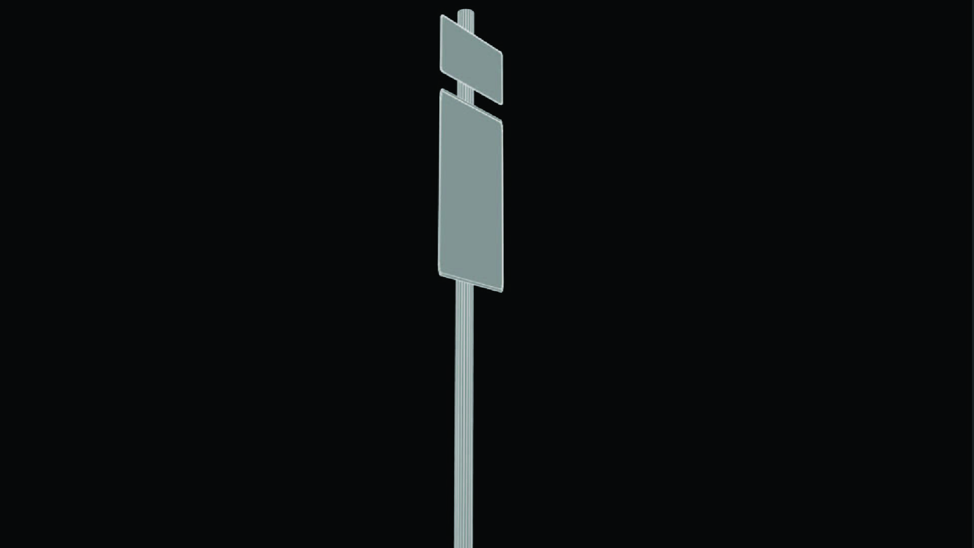 Sign Post 3D model_12