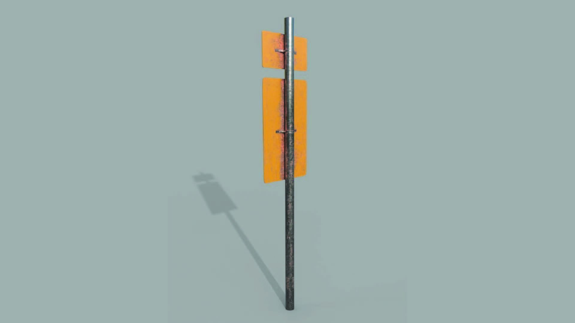 Sign Post 3D model_6