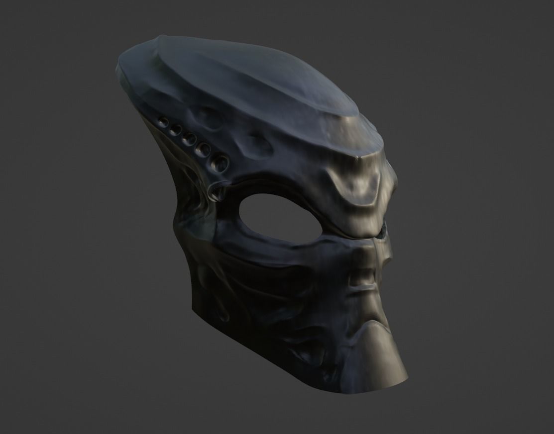 Predator Tank mask 3D print model_2