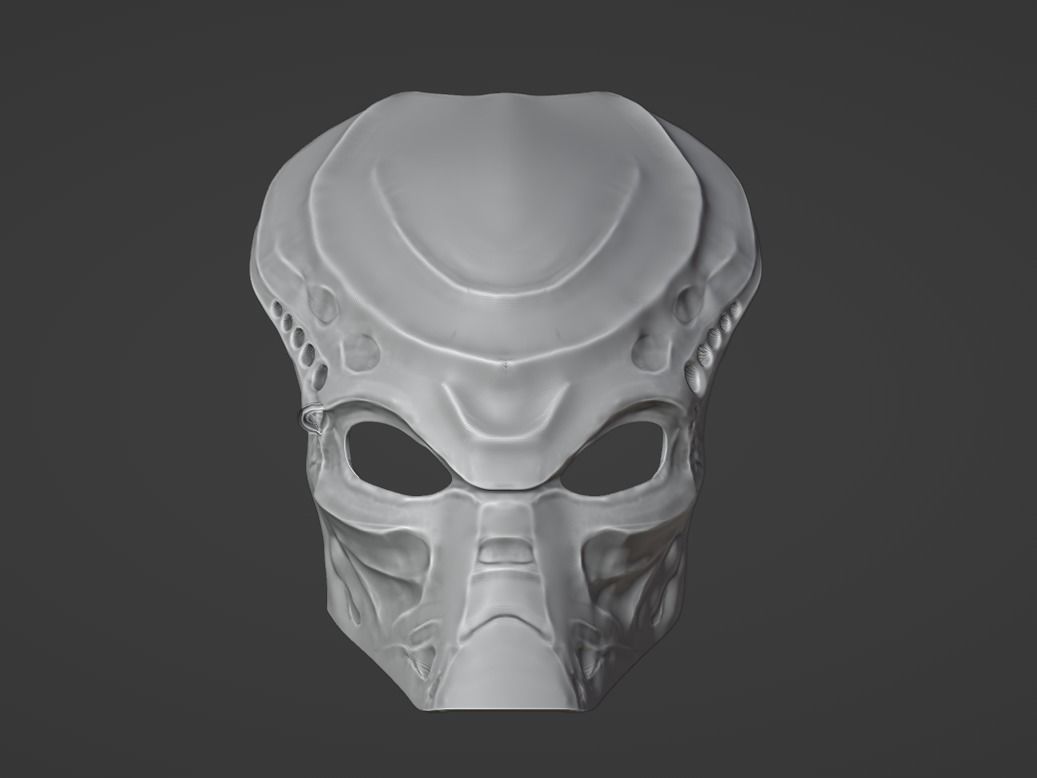 Predator Tank mask 3D print model_9