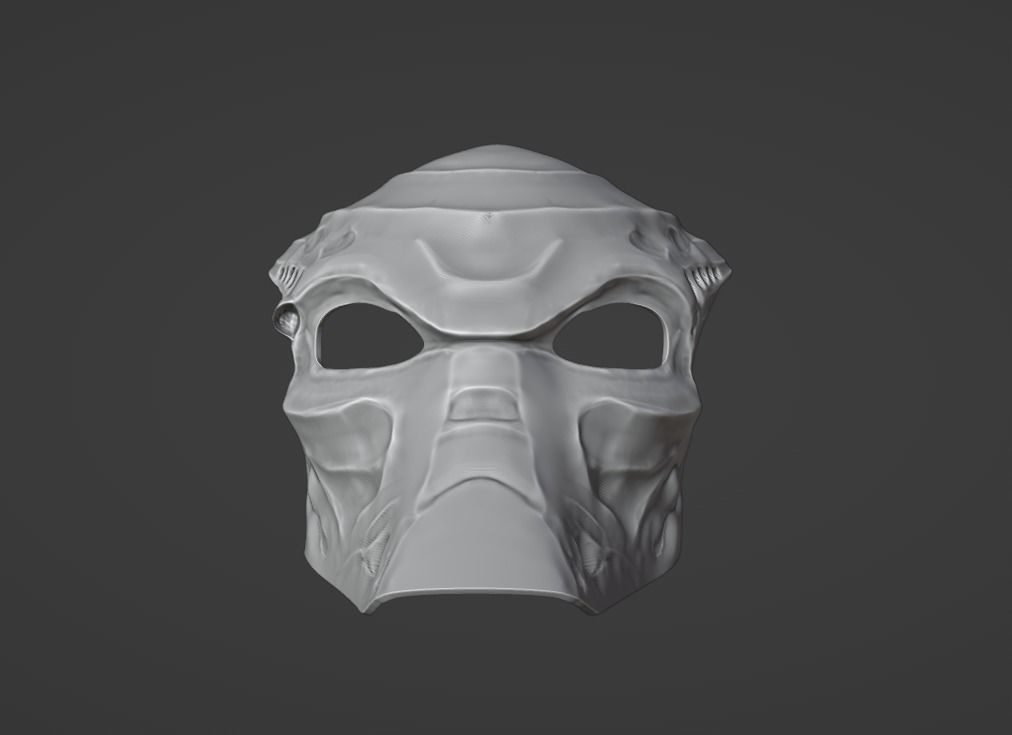 Predator Tank mask 3D print model_11