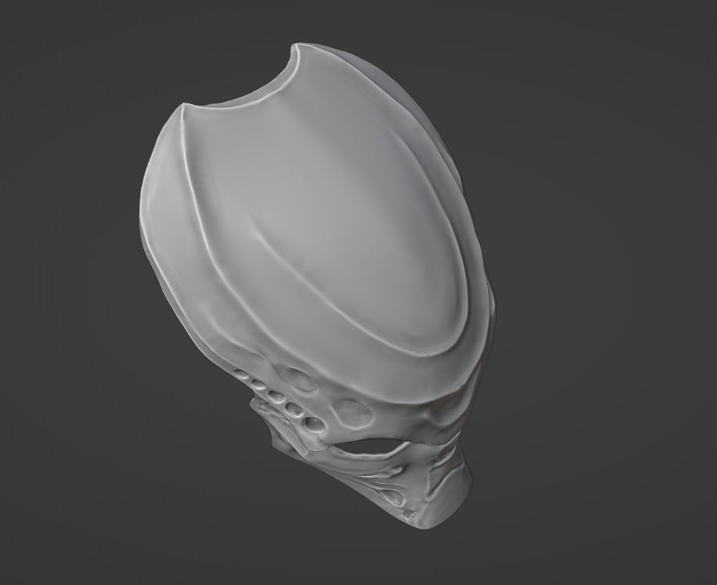Predator Tank mask 3D print model_12