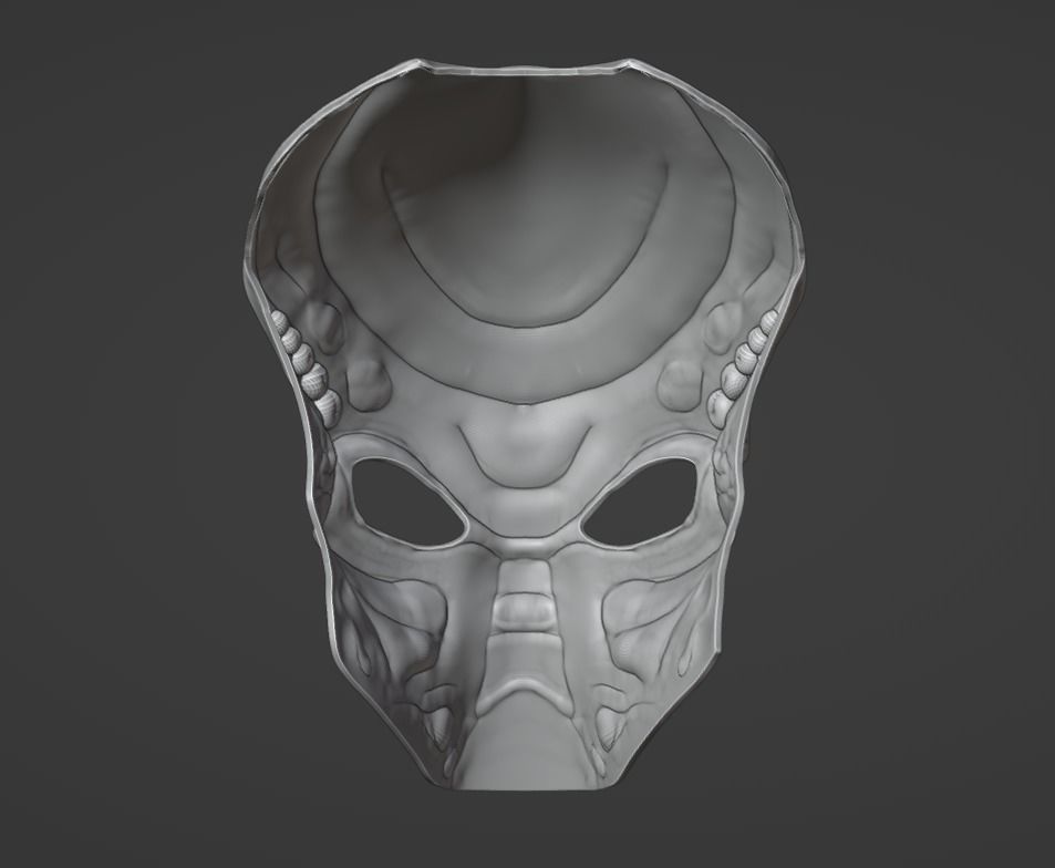 Predator Tank mask 3D print model_14
