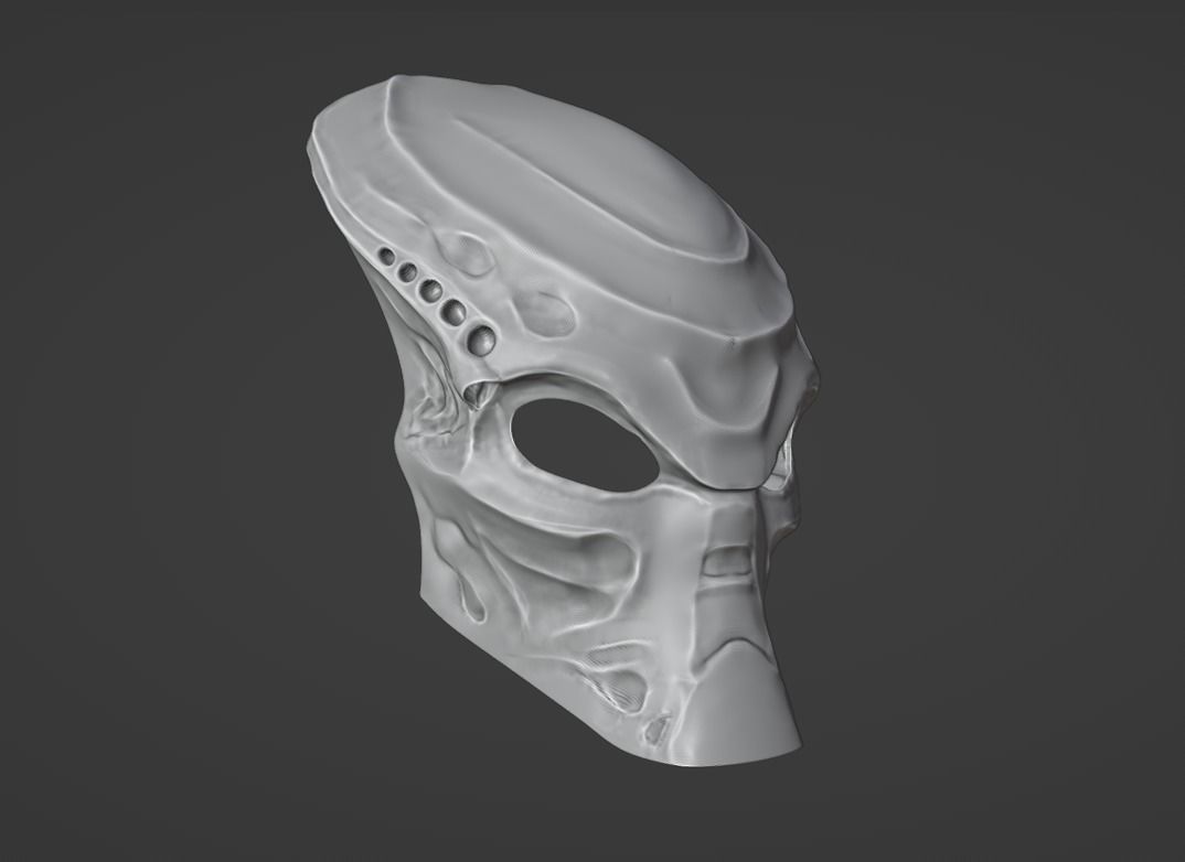 Predator Tank mask 3D print model_7
