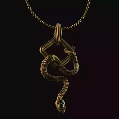Snake pendant