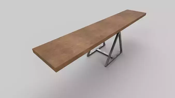 seesaw wooden console table