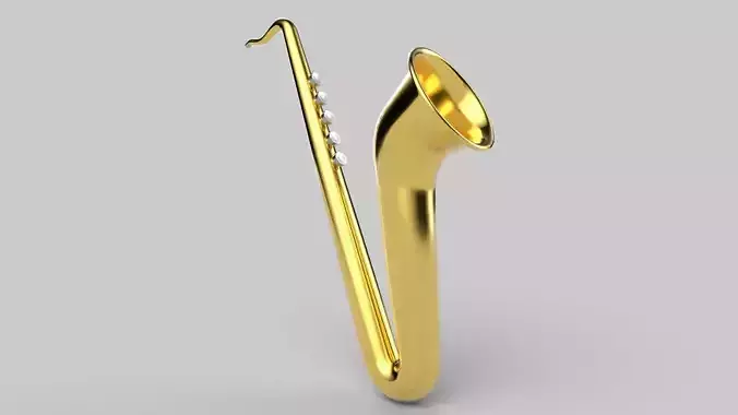Trumpet golden saxophone