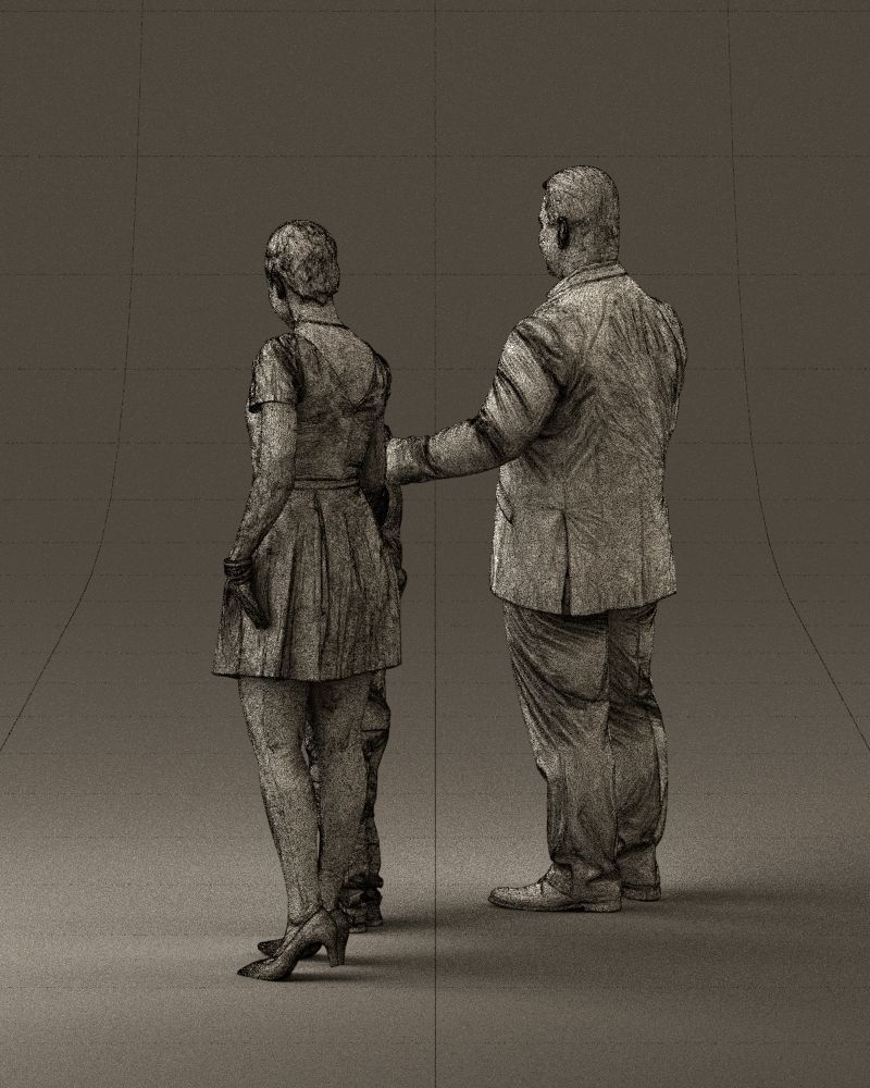 001029 family fat man happy boy woman 3D model_31