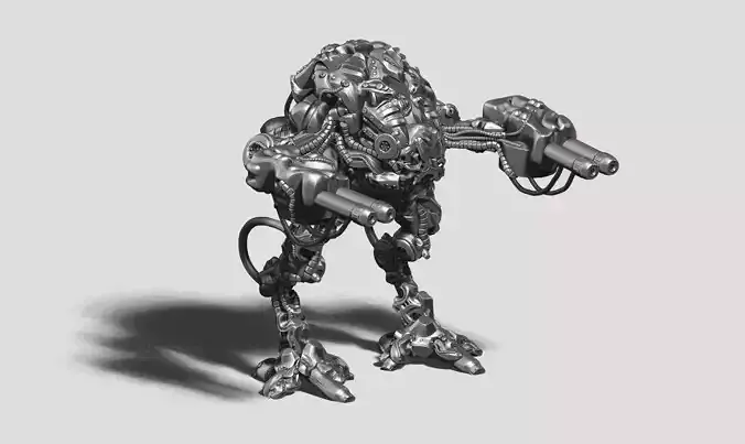 robot battle a14 3d print model 