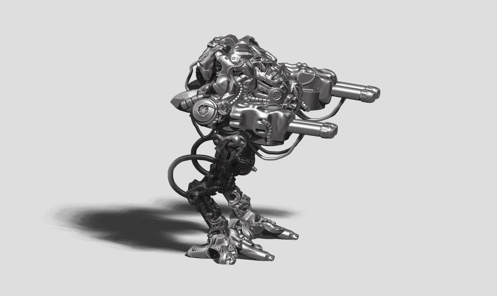 robot battle a14 3d print model  3D print model_2