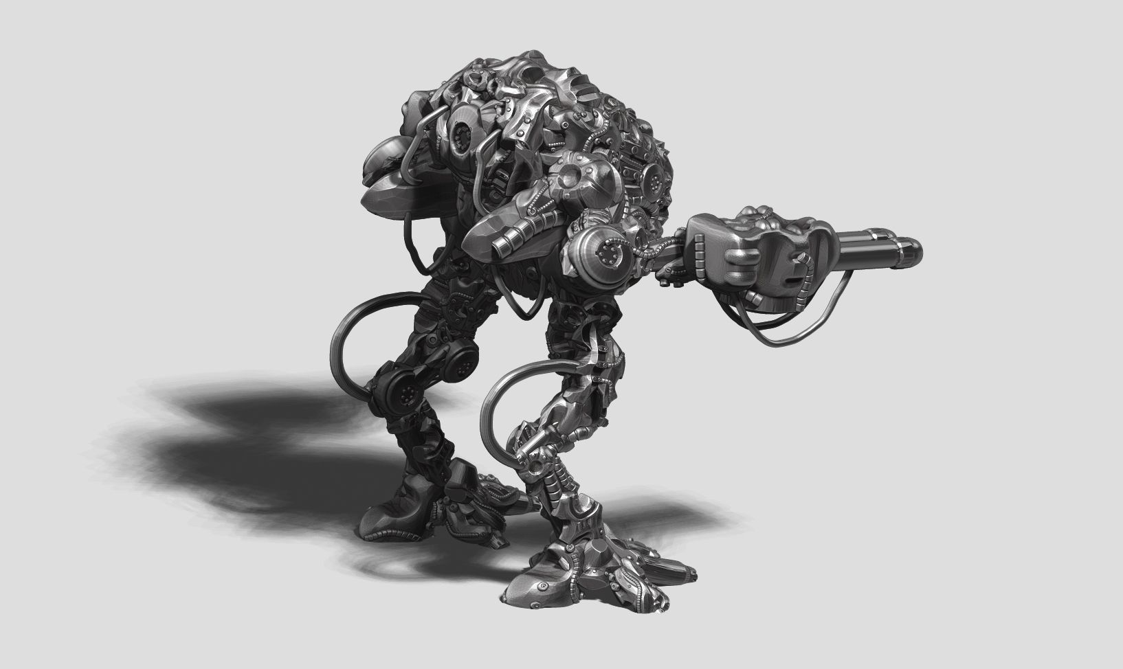 robot battle a14 3d print model  3D print model_3