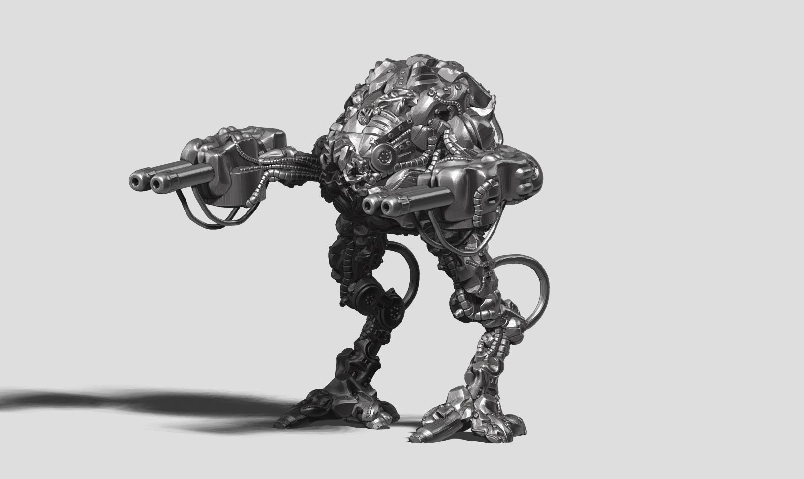 robot battle a14 3d print model  3D print model_8