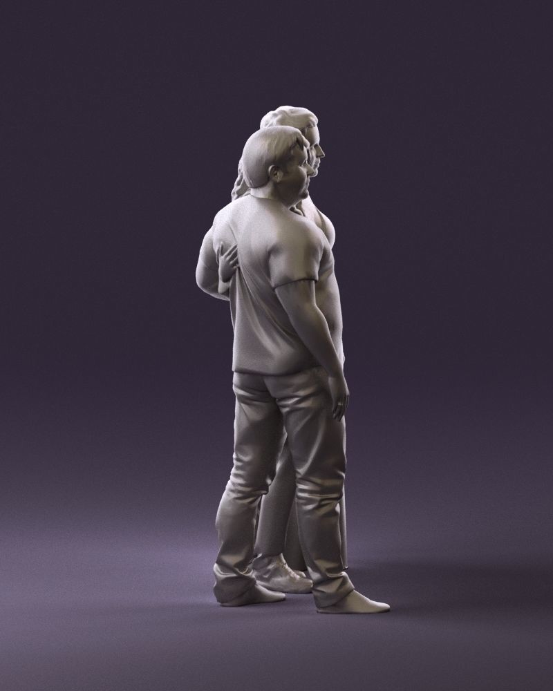 001037 family man and two woman in shirts with 3D model_16