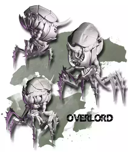 The Overlord creature 3D model