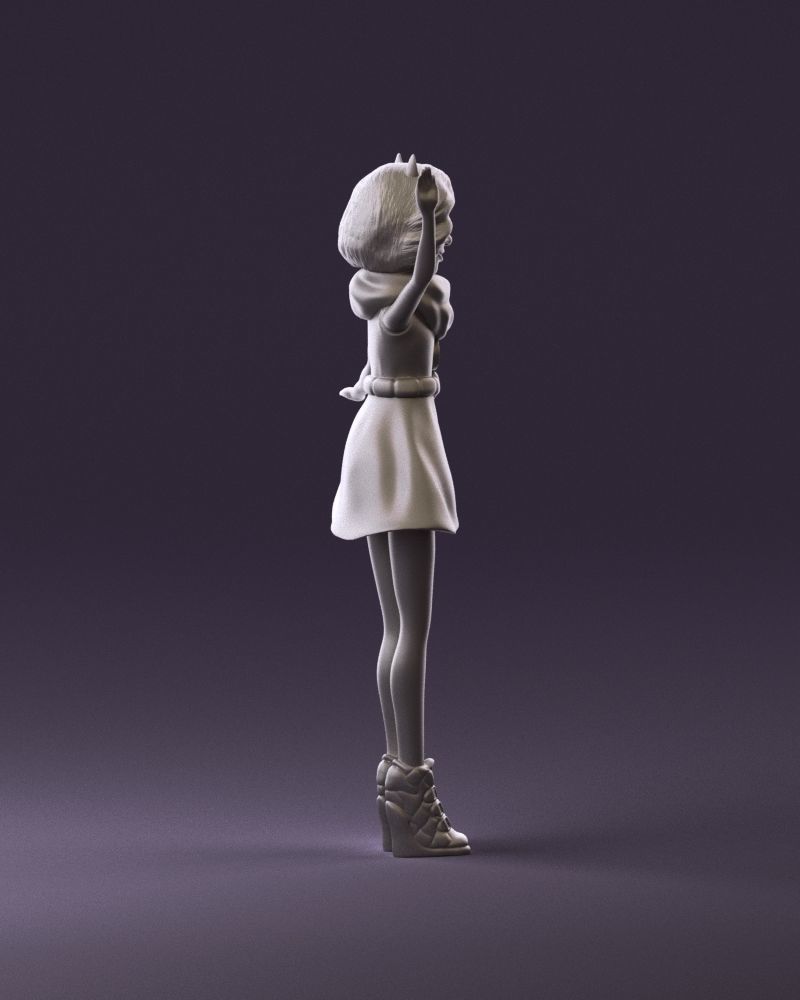 001038 barbie woman 3D Print Ready 3D print model_4