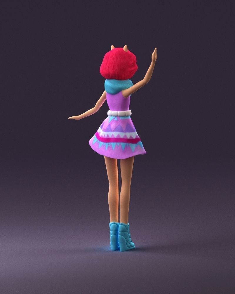 001038 barbie woman 3D Print Ready 3D print model_17