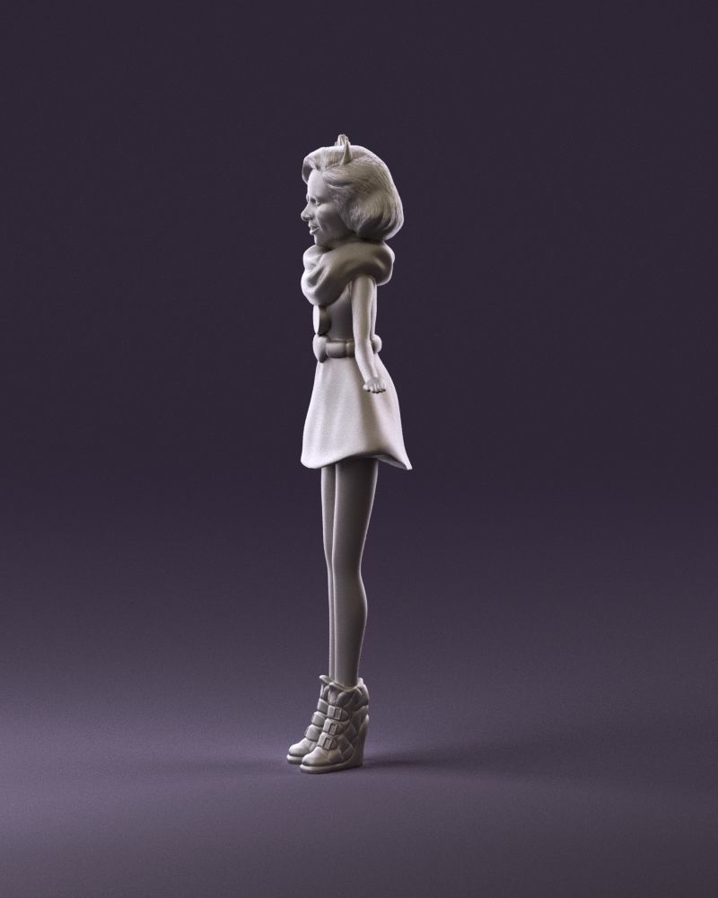 001038 barbie woman 3D Print Ready 3D print model_8