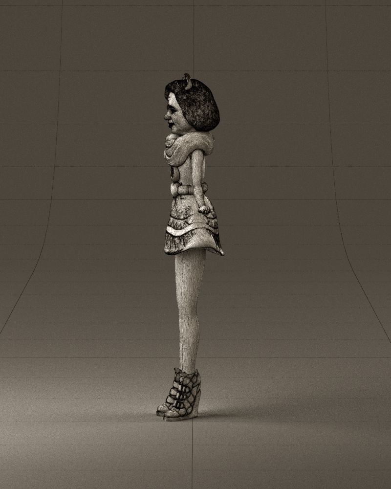 001038 barbie woman 3D Print Ready 3D print model_32