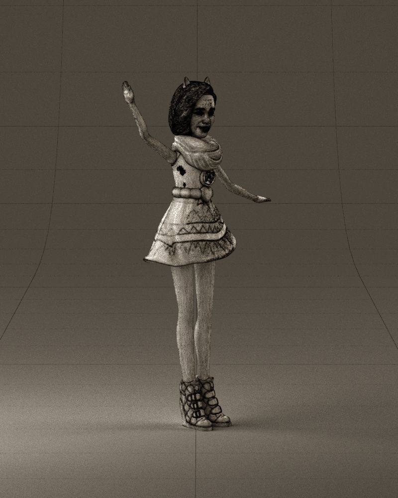 001038 barbie woman 3D Print Ready 3D print model_26