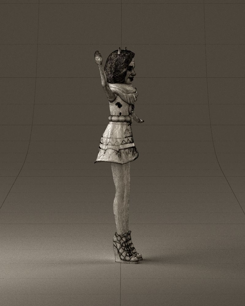 001038 barbie woman 3D Print Ready 3D print model_27