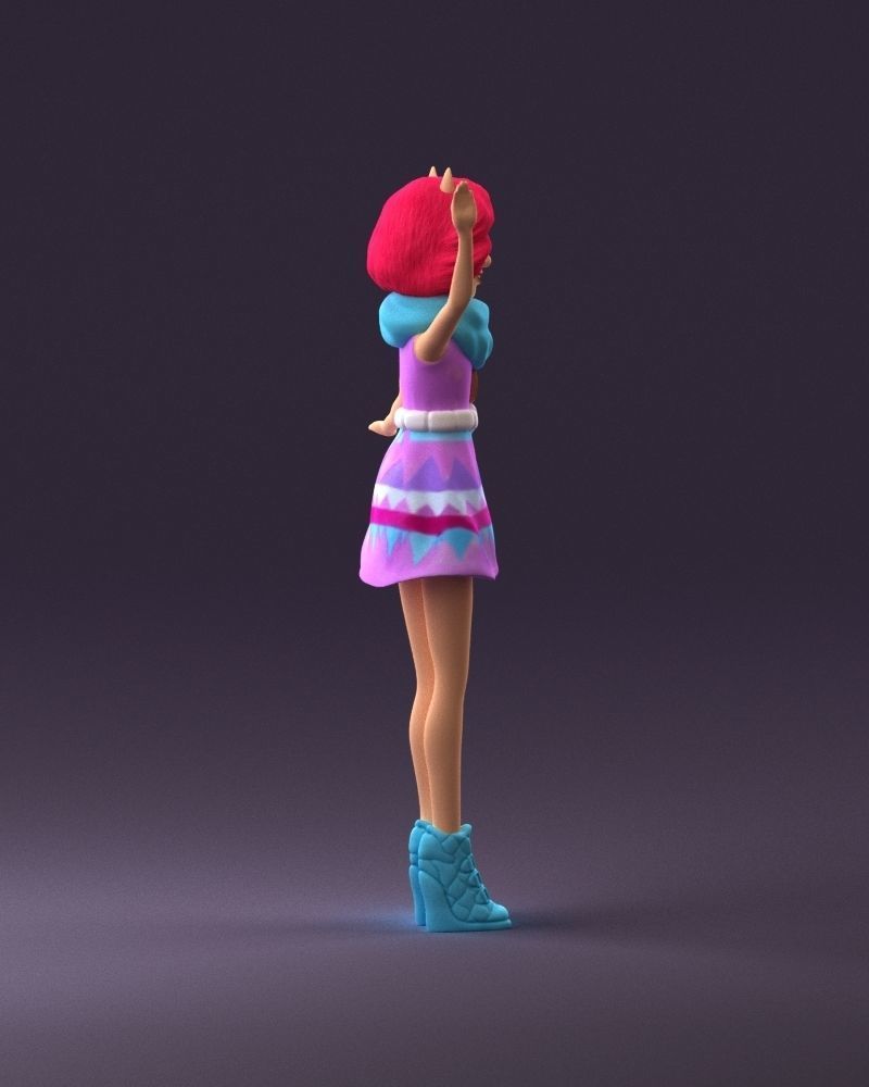 001038 barbie woman 3D Print Ready 3D print model_16